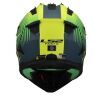 LS2 MX708 FAST II-06 DUCK off-road helma matná H-V zelená/žlutá